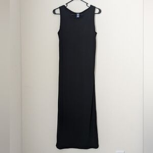 Vintage Gap y2k black column tank dress